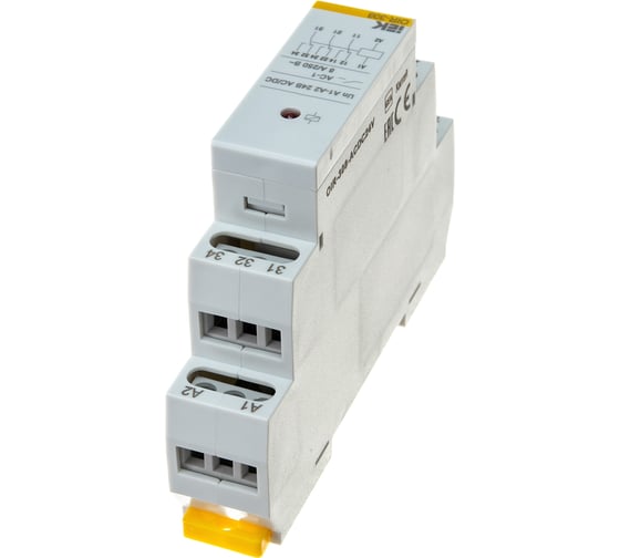 Промежуточное реле IEK OIR 3 контакта 8А, 24В, AC/DC OIR-308-ACDC24V