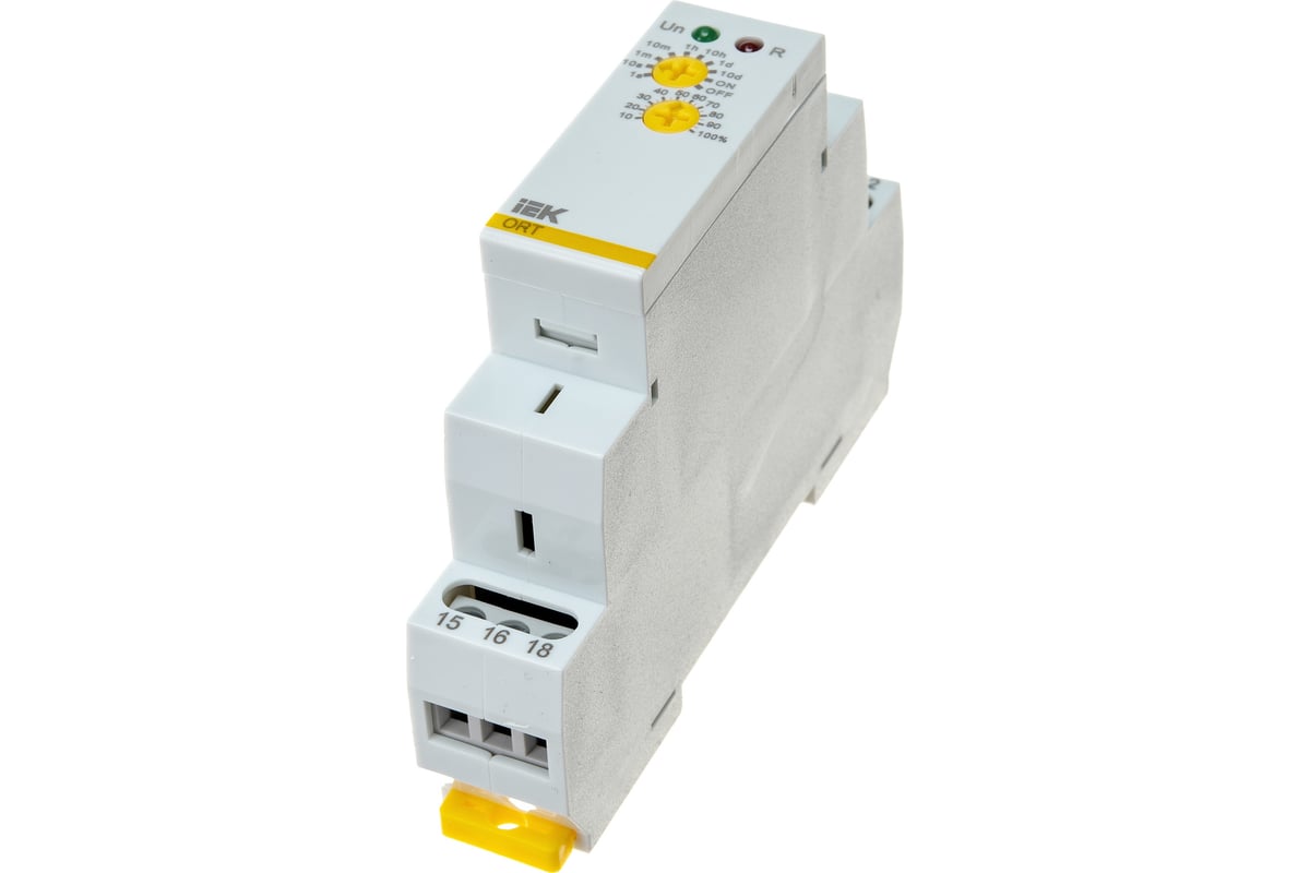 Реле задержки включения IEK ORT. 1 конт. 12-240 В AС/DC ORT-A1-ACDC12-240V - выг