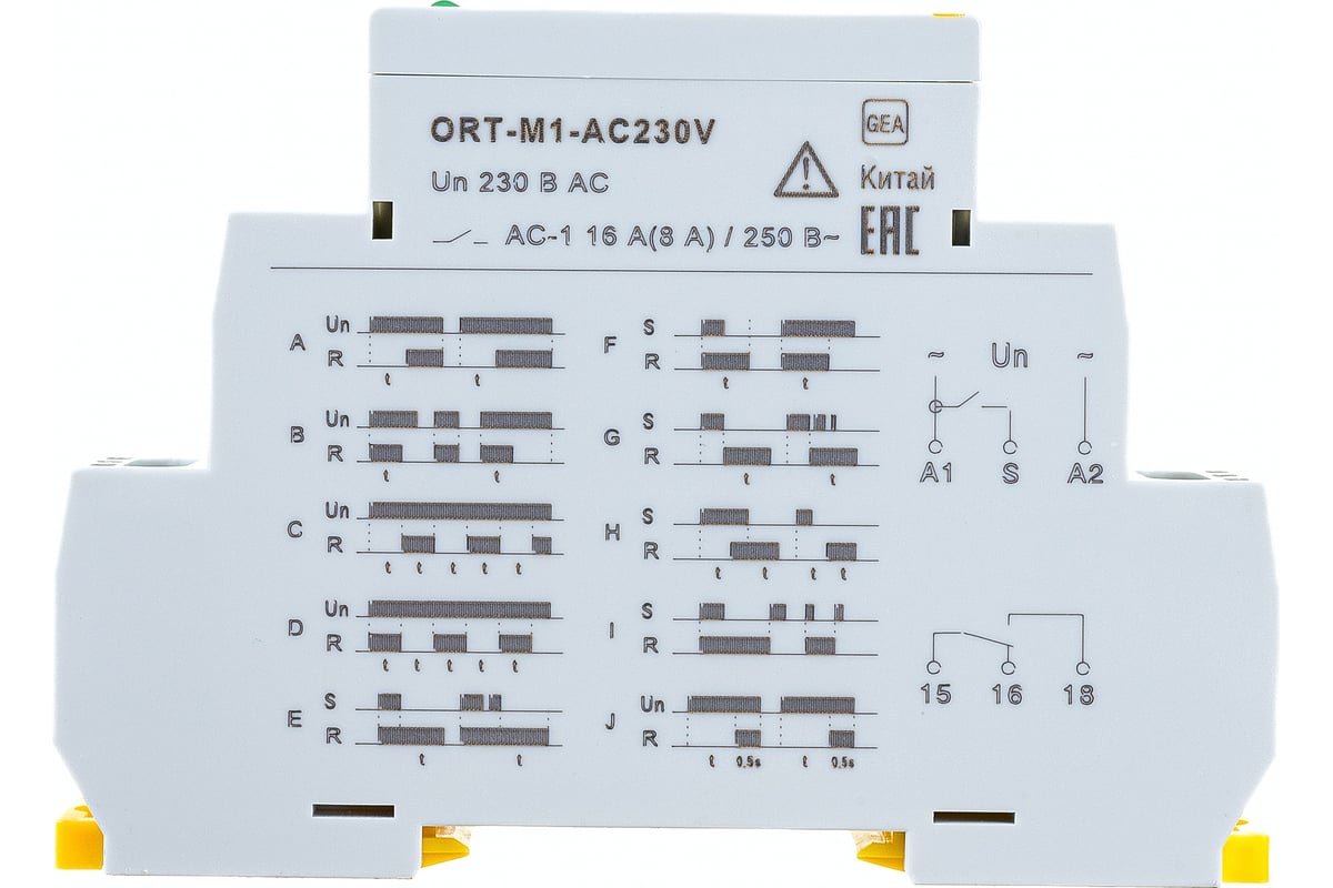 Реле времени IEK ORT многофункциональное 1 конт. 230 В AС ORT-M1-AC230V - выгодн - Товар на картинке можно купить.