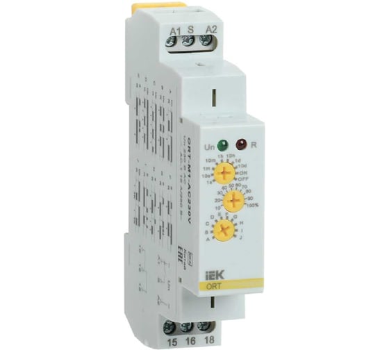 Реле времени IEK ORT многофункциональное 1 конт. 230 В AС ORT-M1-AC230V