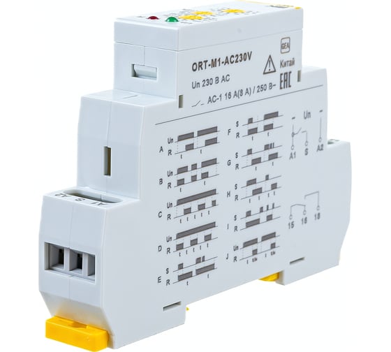 Реле времени IEK ORT многофункциональное 1 конт. 230 В AС ORT-M1-AC230V