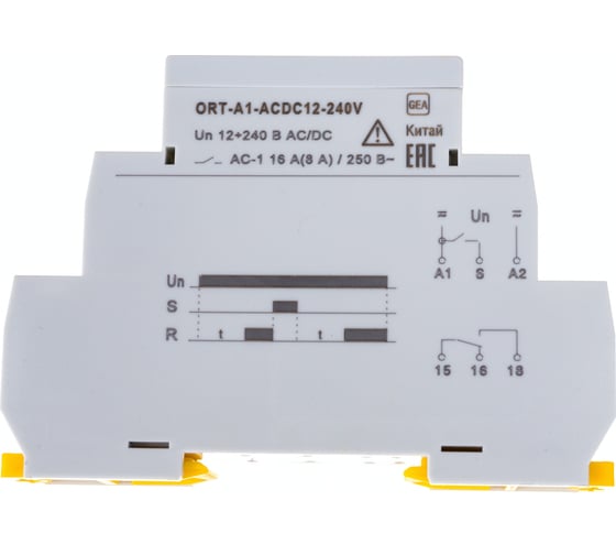 Реле задержки включения IEK ORT. 1 конт. 12-240 В AС/DC ORT-A1-ACDC12-240V