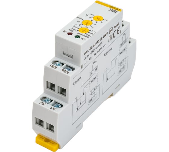 Реле наполнения, дренажа IEK ORL 24-240В AC/DC ORL-02-ACDC24-240V