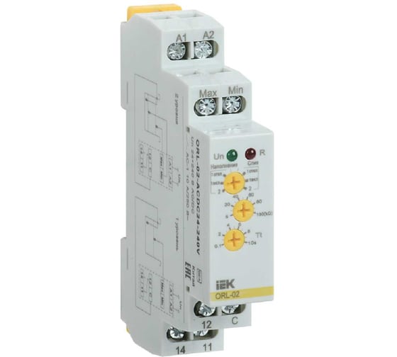 Реле наполнения, дренажа IEK ORL 24-240В AC/DC ORL-02-ACDC24-240V