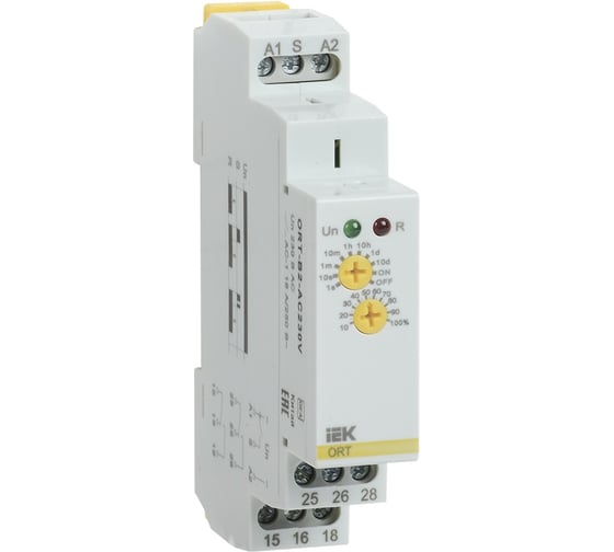 Реле задержки выключения IEK ORT. 2 конт. 230 В AС ORT-B2-AC230V 1