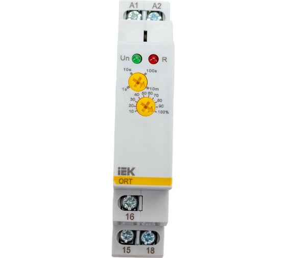 Реле задержки выключения при снятии питания IEK ORT. 12-240 В AC/DC ORT-D-ACDC12-240V 1
