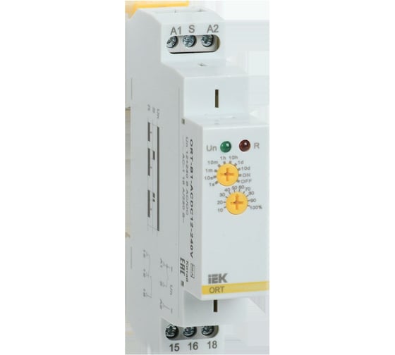 Реле задержки выключения IEK ORT. 1 конт. 12-240 В AС/DC ORT-B1-ACDC12-240V