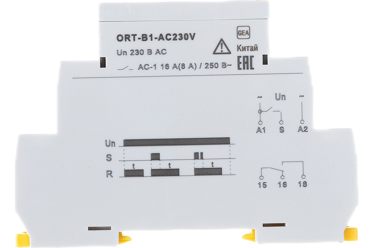 Реле задержки выключения IEK ORT. 1 конт. 230 В AС ORT-B1-AC230V - выгодная  цена, отзывы, характеристики, фото - купить в Москве и РФ