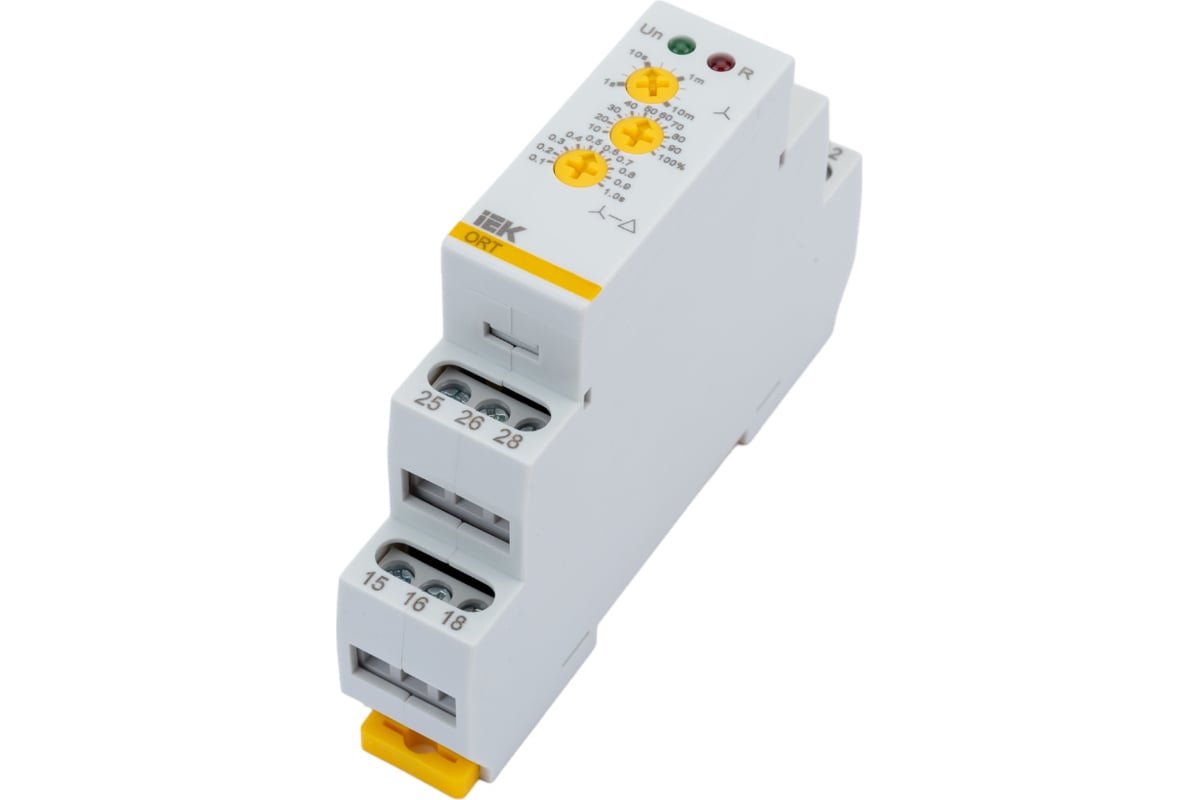 Реле пуска звезда-треугольник IEK ORT 12-230В, AC/DC ORT-ST-ACDC12-240V ...