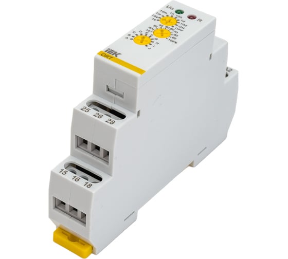 Реле времени IEK ORT многофункциональное 2 конт. 12-240 В AC/DC ORT-M2-ACDC12-240V