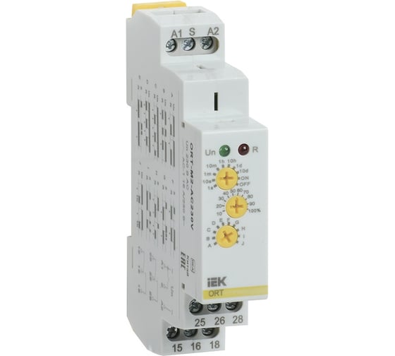 Реле времени IEK ORT многофункциональное 2 конт. 230 В AС ORT-M2-AC230V