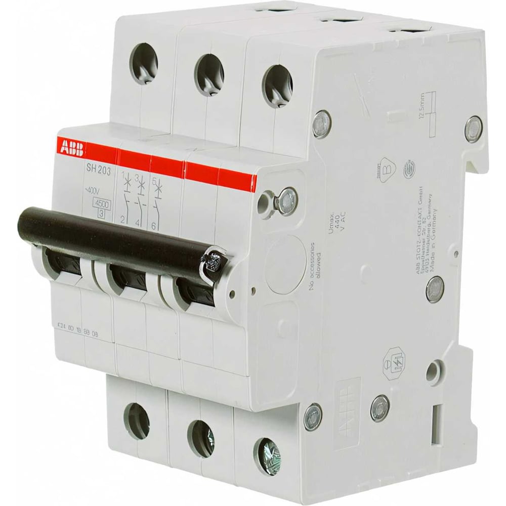 ABB Sicherungsautomat S203-C10 Leitungsschutzschalter 2CDS253001R0104 ABB Sicherungsautomat S203-C10 Leitungsschutzschalter 2CDS253001R0104