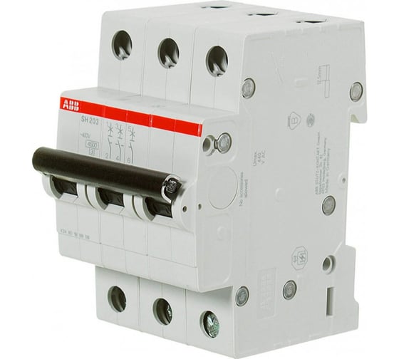 3-полюсный автоматический выключатель ABB S203 C13 2CDS253001R0134