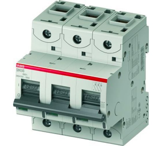 3-полюсный автоматический выключатель ABB S803C C63 2CCS883001R0634