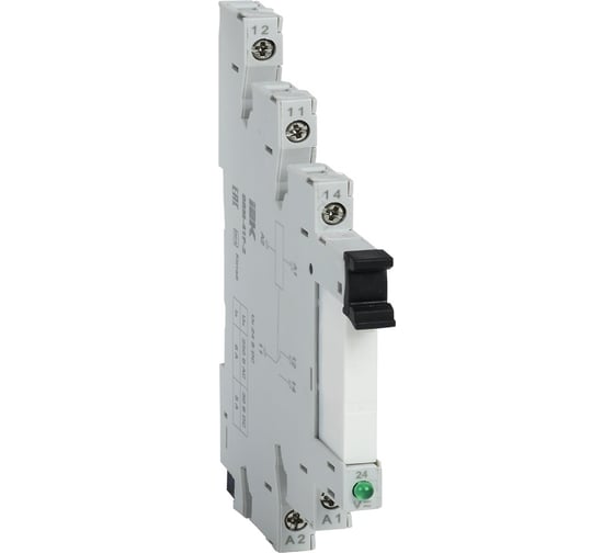 Интерфейсное реле IEK ORM 2, 1NO+1NC, 24В, DC ORM-41F-2 1