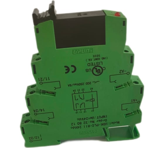 Модуль релейный UPUN UDK-PLC-RII 24Vdc 328012