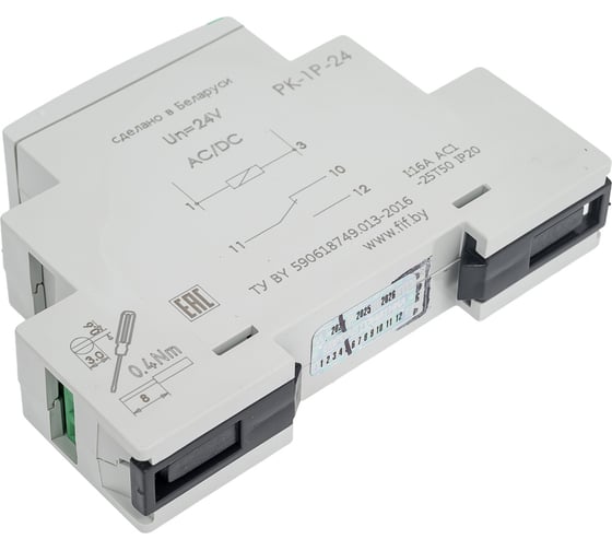 Реле промежуточное Евроавтоматика F&F PK-1P/Un24V EA06.001.003