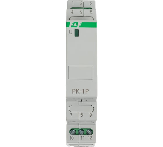 Реле промежуточное Евроавтоматика F&F PK-1P/36 36В АС/DC, 16 А, 1 переключающий, 1 модуль, монтаж на DIN-рейке EA06.001.005 1