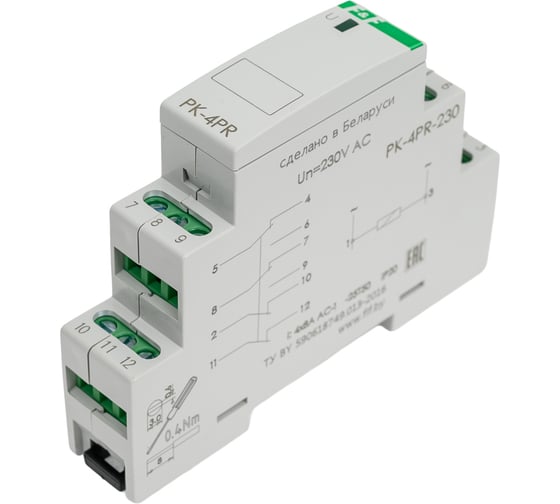 Реле промежуточное Евроавтоматика F&F PK-4PR/Un220V EA06.001.032