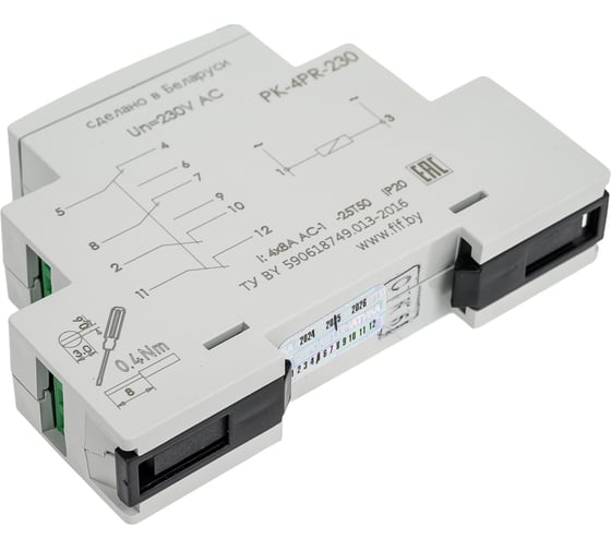 Реле промежуточное Евроавтоматика F&F PK-4PR/Un220V EA06.001.032