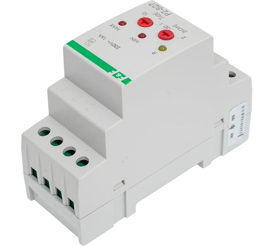 Двухуровневое реле уровня жидкости Евроавтоматика F&F PZ-827 (без датчиков) регулируемая чувствительность, регулируемая задержка переключения, 2 DIN, EA08.001.013