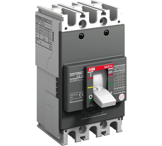 Трехполюсный автоматический выключатель ABB A1C, 125, TMF, 16-300 F F 1SDA070301R1 1