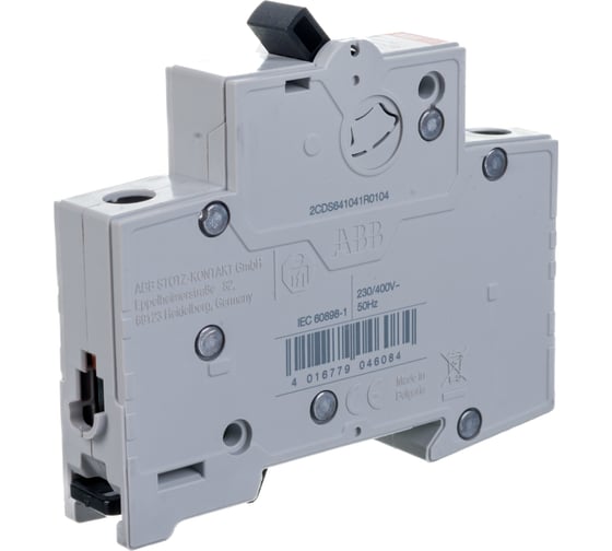 Автоматический выключатель ABB, 1P, 10A, C, 4.5кА, BMS411C10 2CDS641041R0104