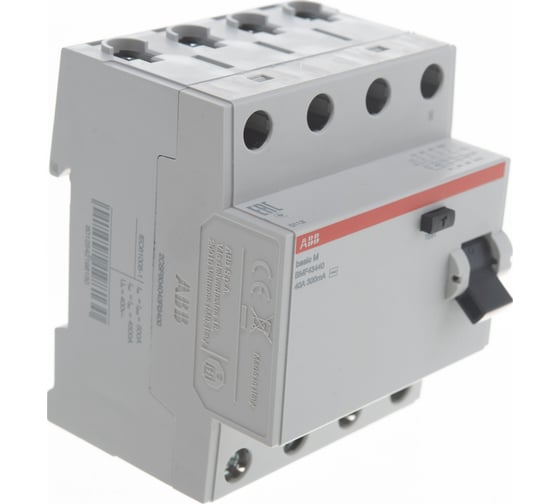 Выключатель дифференциального тока ABB BMF43440 4P, 40A, 300мA, AC 2CSF604043R3400