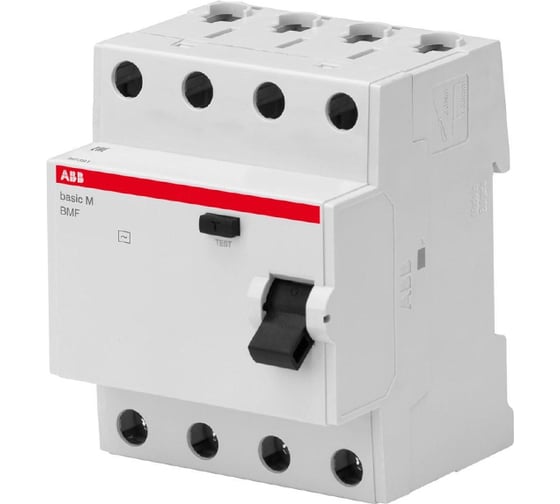 Выключатель дифференциального тока ABB BMF42463 4P, 63A, 100мA, AC 2CSF604042R2630 1