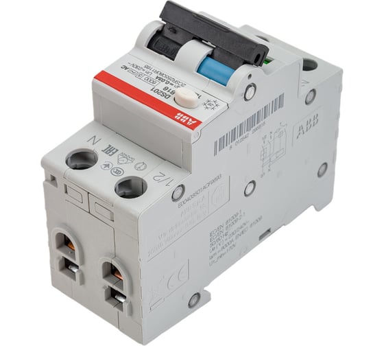 Автоматический выключатель дифференциального тока ABB DS201, B16, AC30 2CSR255080R1165