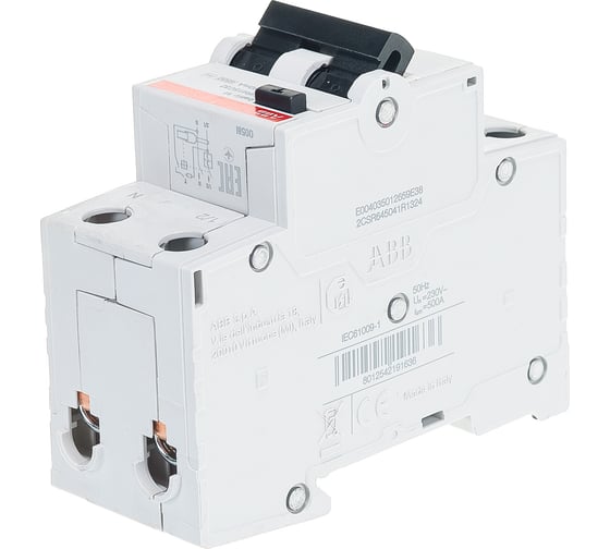 Автоматический выключатель дифференциального тока ABB, 1P+N, 32А, C, 4.5kA, 30мA, AC, BMR415C32 2CSR645041R1324