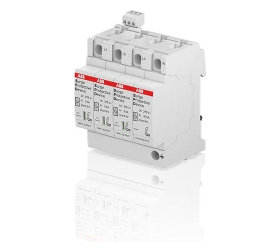 Ограничитель перенапряжения ABB OVR T2-T3 3N 20-275 P TS QS, шт 2CTB803973R1600