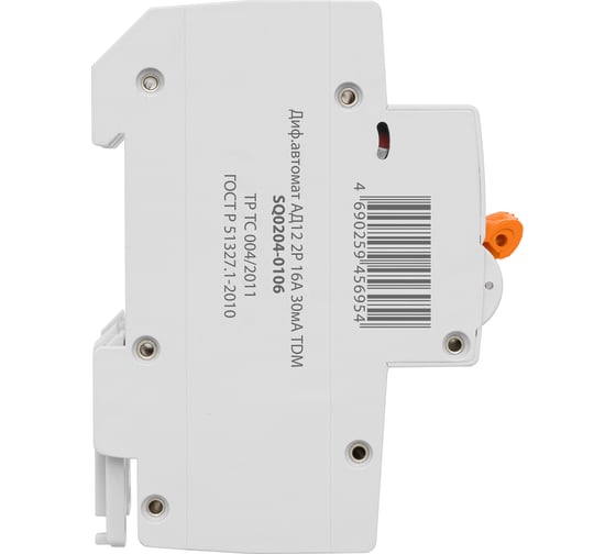 Дифференциальный автомат TDM ELECTRIC АД12 2Р 16А 30мА SQ0204-0106