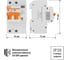 Дифференциальный автомат TDM ELECTRIC АД12 2Р 16А 30мА SQ0204-0106 4