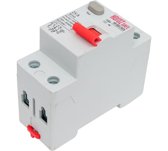 Выключатель остаточного тока Horoz Electric SAFE (RCCB 2P 25) 2P 25A 30mA 230V 114-003-2025 HRZ00002648 1