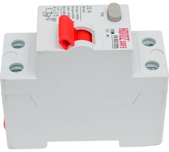 Выключатель остаточного тока Horoz Electric SAFE (RCCB 2P 25) 2P 25A 30mA 230V 114-003-2025 HRZ00002648