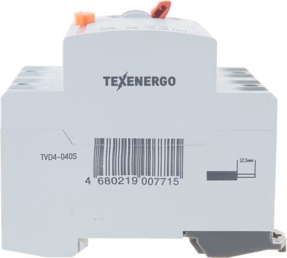 Устройство защитного отключения Texenergo УЗО ВД67 4Р 40А/30мА TVD4-040S
