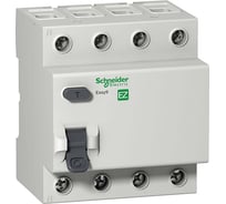 Дифференциальный выключатель Schneider Electric EASY 9, УЗО, 4П, 40А, 100мА, AC 230В, =S= EZ9R54440