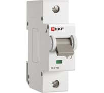 Автоматический выключатель EKF ВА 47-125 1P, 25А, C, 15кА PROXIMA mcb47125-1-25C