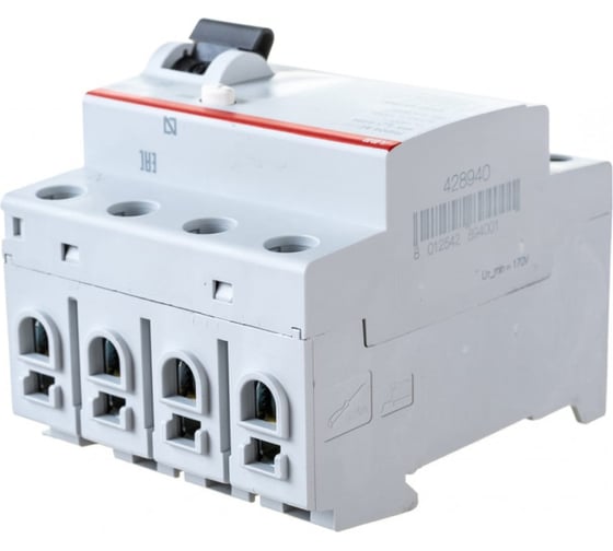 Устройство защитного отключения ABB УЗО 4п 40А 30мА FH204 АС (ELC) 2CSF204004R1400