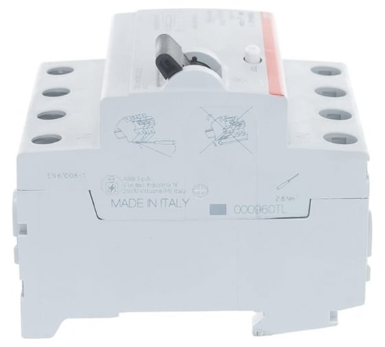 Устройство защитного отключения ABB УЗО 4п 63А 30мА FH204 АС (ELC2CSF204004R1630) 2CSF204004R1630