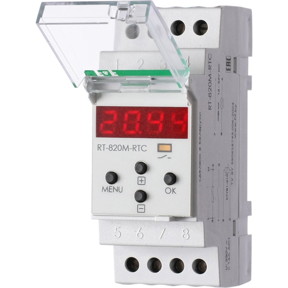 Регулятор температуры Евроавтоматика F&F RT-820M-RTC от -30 до +140С ...