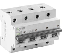 Автоматический выключатель Sigma Elektrik 4P C 100A 6kA, 1 шт. 6SL400C