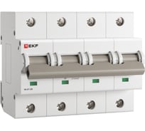Автоматический выключатель EKF ВА 47-125, 4P, 50А, C, 15кА, PROXIMA mcb47125-4-50C