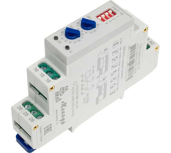 Реле времени Меандр РВО-15 ACDC24B/AC230B УХЛ4 A8302-16932887