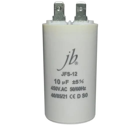 Конденсатор пусковой JB Capacitors 30мкФ, 450В, 45x93, JFS-12 (CBB60-A) (клеммы), JFS12A6306J000000B-246