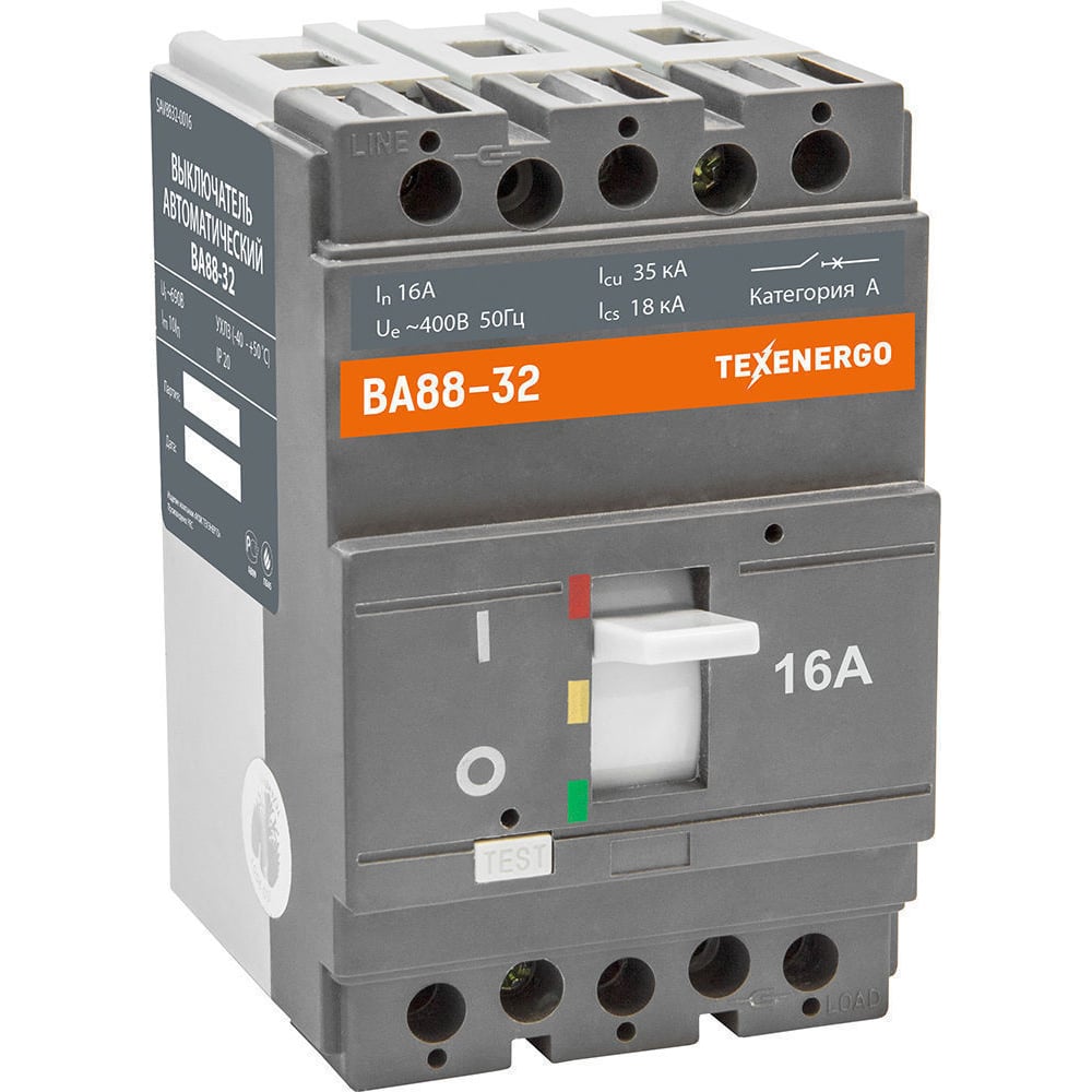 Автоматический выключатель Texenergo ВА 88-32 16А SAV8832-0016 ...
