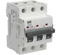 Автоматический выключатель без теплового расцепителя IEK ARMAT M10N-MA 3P C 63А AR-M10N-MA-3-C063