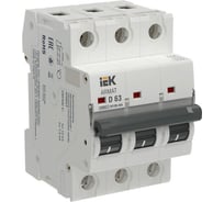 Автоматический выключатель без теплового расцепителя IEK ARMAT M10N-MA 3P D 63А AR-M10N-MA-3-D063