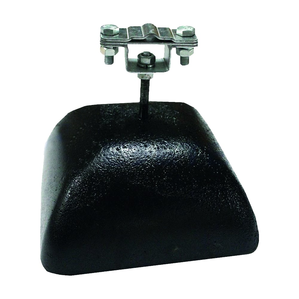 Держатель EZETEK полоса/пруток для плоской кровли, оцинковка с бетоном ...